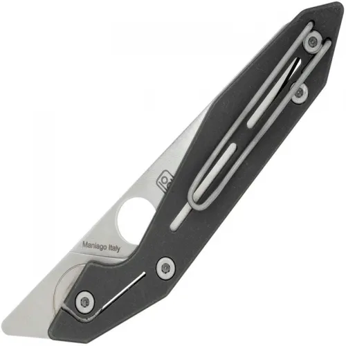 Spyderco NAND SLIPIT Pocket Knife - 3.19" Bohler M398 DP Blade Machined Titanium Handle