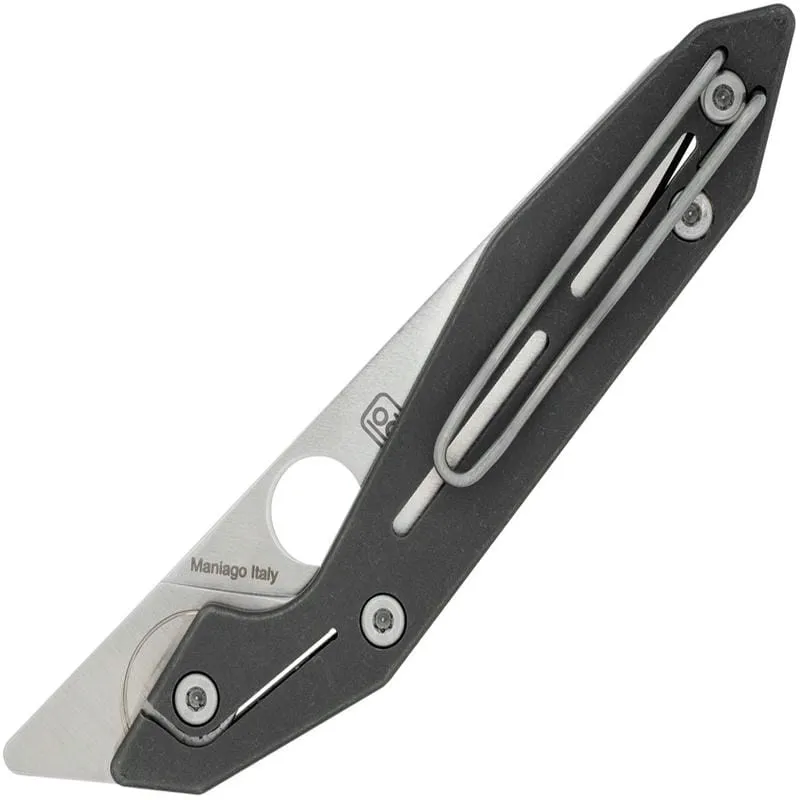 Spyderco NAND SLIPIT Pocket Knife - 3.19" Bohler M398 DP Blade Machined Titanium Handle Cyclaire Knives and Tools