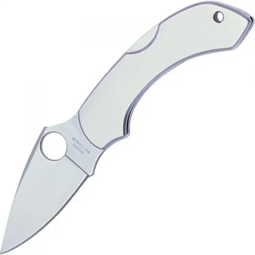 Spyderco Dragonfly Folding Knife - 2.29" VG10 Plain Blade Steel Handle