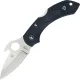 Spyderco Dragonfly 2 Emerson - 2.28" VG10 Satin Plain Blade with Wave, Dark Gray Handle Cyclaire Knives and Tools