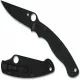 Spyderco Military 2 Salt Black Folding Knife - 4" CPM-MagnaCut Black Blade G10 Handle Cyclaire Knives and Tools