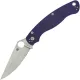 Spyderco Military 2 Compression Lock Folding Knife CPM-S110V Blade Blue/Purple G10 Handle Cyclaire Knives and Tools