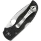Spyderco Native 5 Lightweight Folding Knife 3" S30V Satin Plain Blade, Black FRN Handle Cyclaire Knives and Tools