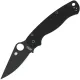 Spyderco Paramilitary 2 Folding Knife - 3.42" CPM-S45VN Black Blade Black G10 Handle Cyclaire Knives and Tools