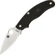 Spyderco UK Penknife - 3" CTS-BD1N Stainless Steel Leaf Blade Black FRN Handle Cyclaire Knives and Tools