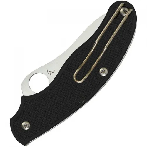 Spyderco UK Penknife - 3" CTS-BD1 Stainless Steel Drop Point Blade Black FRN Handle