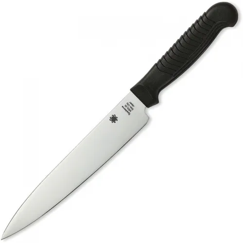 Spyderco Kitchen Utility Knife - 6.5" Blade Black Handle
