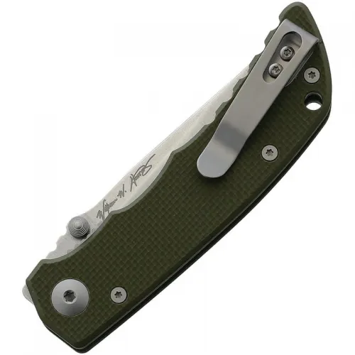 Spartan Blades Talos Folding Knife - 3.12" CTS-XHP Blade Textured Green G10 Handle