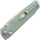 SRM Knives 258L-GC Ambi-Lock Folding Knife - 3.54" D2 Tool Steel Blade Jade G10 Handle Cyclaire Knives and Tools