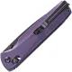 SRM Knives 258L-GN Ambi-Lock Folding Knife - 3.54" Black D2 Tool Steel Blade Purple G10 Handle Cyclaire Knives and Tools