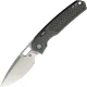 Vosteed Psyop Top Liner Lock - 3.32" Elmax Blade with Grey Checkered Titanium Handle Cyclaire Knives and Tools