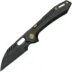 Vosteed RSKAOS Top LinerLock Knife - 3.46" M390 Black Wharncliffe Blade Black Titanium Handle Cyclaire Knives and Tools