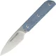 Viper Mirror2 Fixed Blade Knife - 3.25" M390 Blade 3D Machined Denim Canvas Micarta Handle Cyclaire Knives and Tools