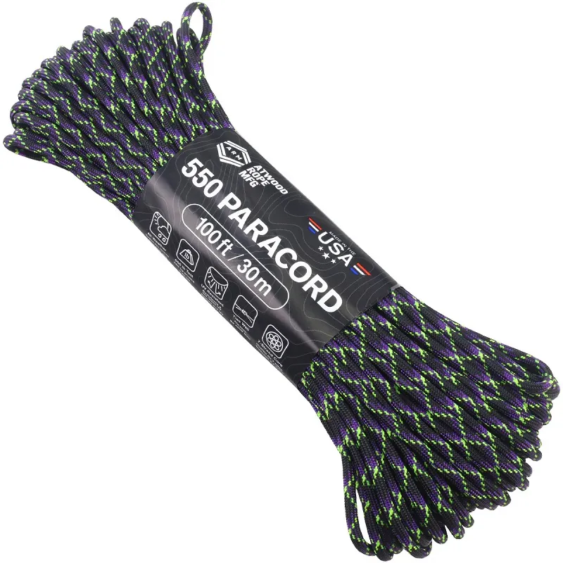 Atwood Rope MFG Premium 550 Paracord - Undead - 100ft  Cyclaire Knives and Tools