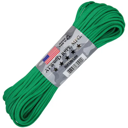 Atwood Rope MFG Premium 550 Paracord - Green - 100ft 