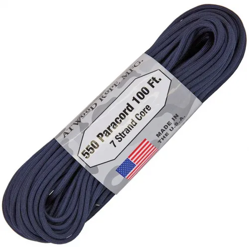 Atwood Rope MFG Premium 550 Paracord - Navy Blue - 100ft 