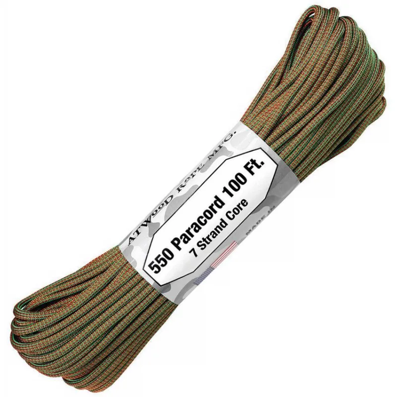 Atwood Rope MFG Colour Changing 550 Paracord - Humming Bird - 100ft  Cyclaire Knives and Tools
