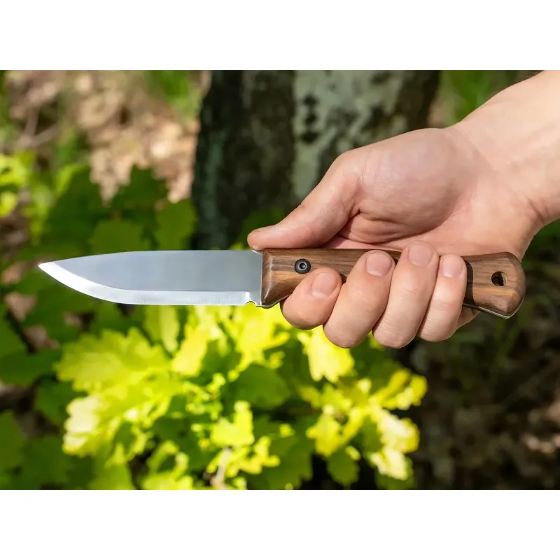 Beavercraft BSH6 Breeze Bushcraft Knife - 4.33" 1066 Carbon Blade Walnut Handle Cyclaire Knives and Tools