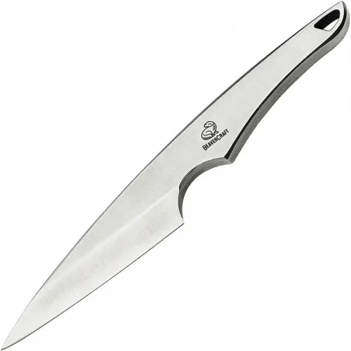 BeaverCraft NCK2 Neck Knife with Leather Sheath - 2.76" Blade