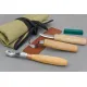 BeaverCraft S38 Spoon Carving Wood Carving Kit with 3 Knives Tool Roll Strop and Compound Cyclaire Knives and Tools