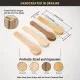 BeaverCraft Pack of 4 Wood Carving Spoon Blanks - Basswood, Cherry, Mulberry, Walnut Cyclaire Knives and Tools