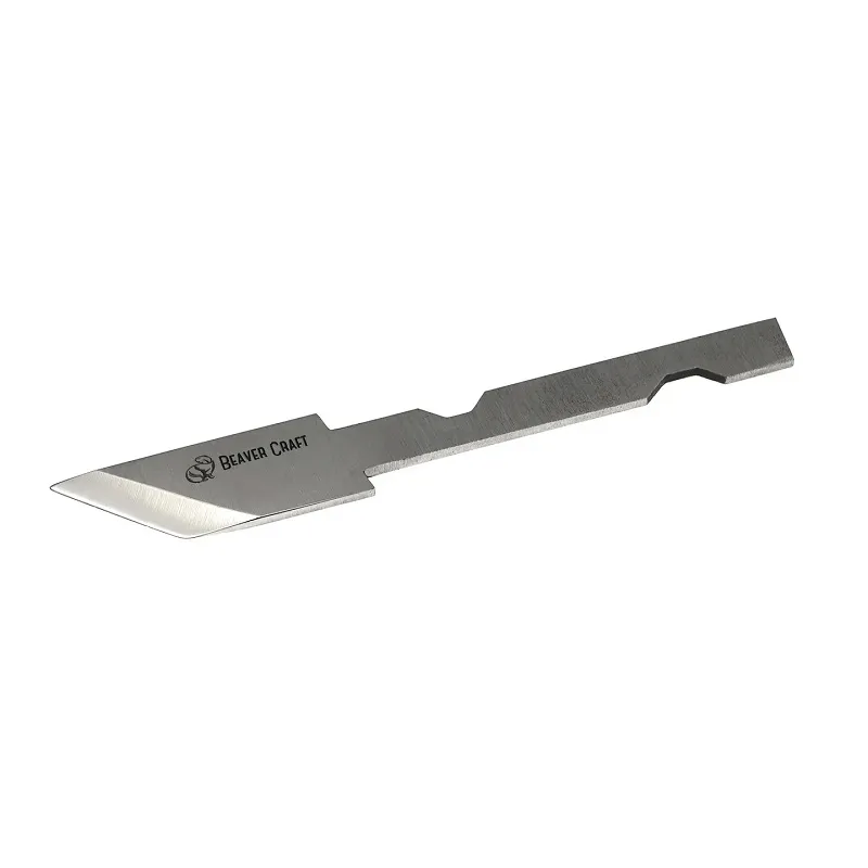 BeaverCraft Blank Knife Blade - 3.74" Skew C12 Cyclaire Knives and Tools