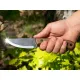 Beavercraft BSH7 Wild Harvest Bushcraft Knife - 3.54" 1066 Carbon Blade Walnut Handle Leather Sheath Cyclaire Knives and Tools