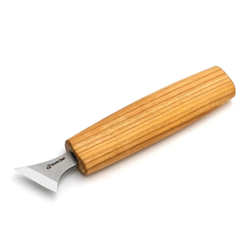 BeaverCraft C10S Geometric Wood Carving Knife - Ashwood Handle Cyclaire Knives and Tools