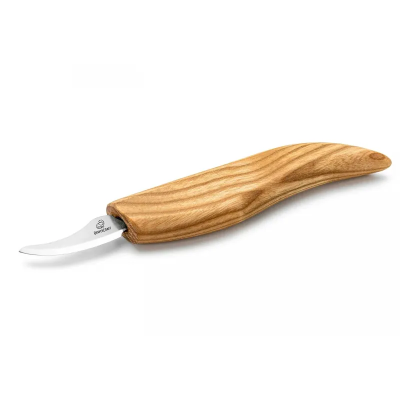 BeaverCraft C18 Curved Carving Knife with Ash Handle Cyclaire Knives and Tools