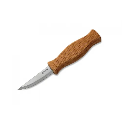 BeaverCraft C4 Wood Carving Whittling Knife with Oak Handle