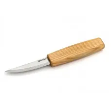 BeaverCraft C4M Whittling Knife – 3.15" High Carbon Steel Blade Ash Wood Handle