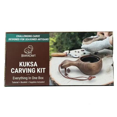 BeaverCraft DIY07 Walnut Kuksa Carving Kit