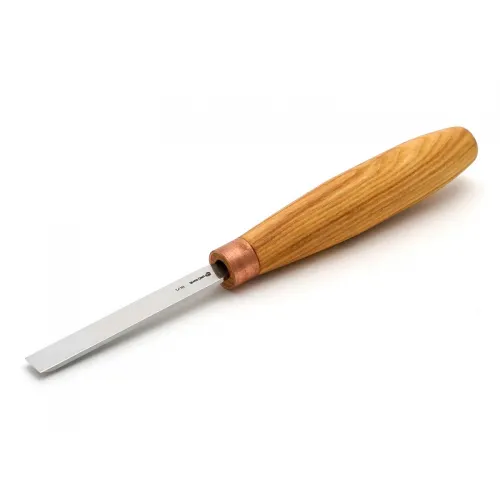 BeaverCraft K1/10 Compact Straight Flat Carbon Chisel - 10mm Single Bevel Sweep No 1