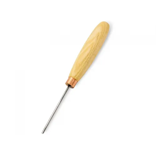BeaverCraft K12/02 Compact Straight V Profile Carbon Steel Chisel - Sweep No 12