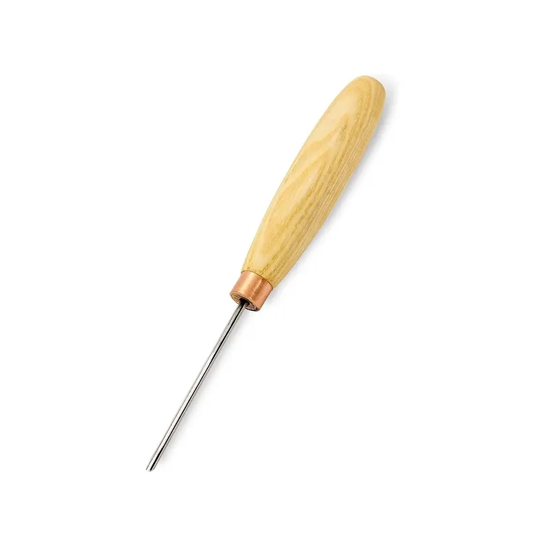 BeaverCraft K12/02 Compact Straight V Profile Carbon Steel Chisel - Sweep No 12 Cyclaire Knives and Tools