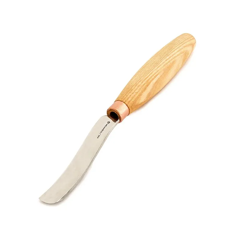 BeaverCraft K6L/15 Compact Long Bent Carbon Gouge - 15mm - Sweep No 6 Cyclaire Knives and Tools