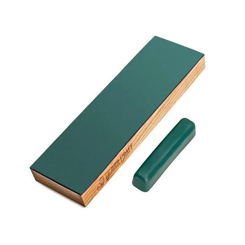 BeaverCraft LS4P1 - Pre-Compounded Leather Stropping Block Cyclaire Knives and Tools