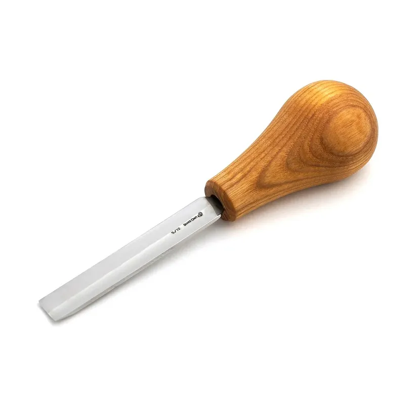 BeaverCraft P5/12 Palm Chisel Straight Rounded - 12mm - Sweep No5 Cyclaire Knives and Tools