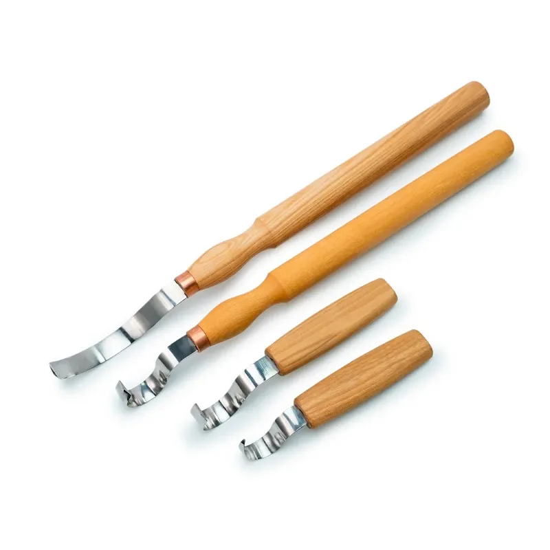 BeaverCraft S11 - 4 Piece Hook Knife Set Cyclaire Knives and Tools
