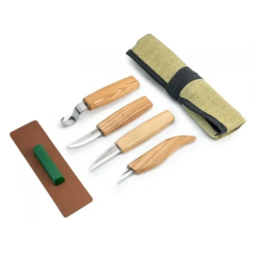 Beavercraft S48L Left Handed Wood Carving Tool Set for Spoon Carving