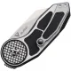 Begg Micro Burst Folding Knife - 2.25" VG-10 Wharncliffe Blade Machined Black Aluminum Handle Cyclaire Knives and Tools