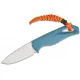 Benchmade 18050 Intersect Fixed Blade Knife - 2.68" CPM-MagnaCut Blade Depth Blue Santoprene Handle Cyclaire Knives and Tools