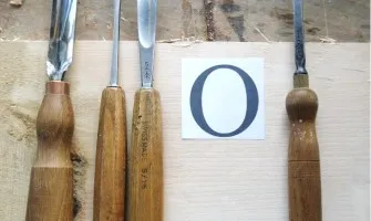 Carving Letters With Wood Carving Tools - Part Three - Curves