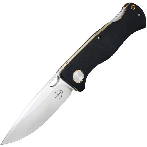 Boker Plus Todd Rexford Epicenter Folding Knife - 3.46" Blade Black G10 Handle