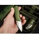 Boker Lefti Pocket Knife - 2.24" 12C27 Blade Green Aluminum Handle Cyclaire Knives and Tools
