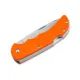 Boker HL Triple Pocket Knife with Saw -  3.3" 440C Stainless Steel Orange Handle Cyclaire Knives and Tools