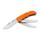 Boker HL Triple Pocket Knife with Saw -  3.3" 440C Stainless Steel Orange Handle Cyclaire Knives and Tools