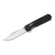 Boker Magnum Braddock Black Folding Knife - 3.24" 440B Stainless Steel Blade G10 Handle Cyclaire Knives and Tools