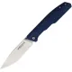 Boker Magnum Deep Blue Canvas Pocket Knife - 3.54" Blade Blue Micarta Handle Cyclaire Knives and Tools