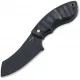 Boker Plus VoxKnives Rhino Fixed Blade - 3" Black Blade Black Micarta Handle Cyclaire Knives and Tools